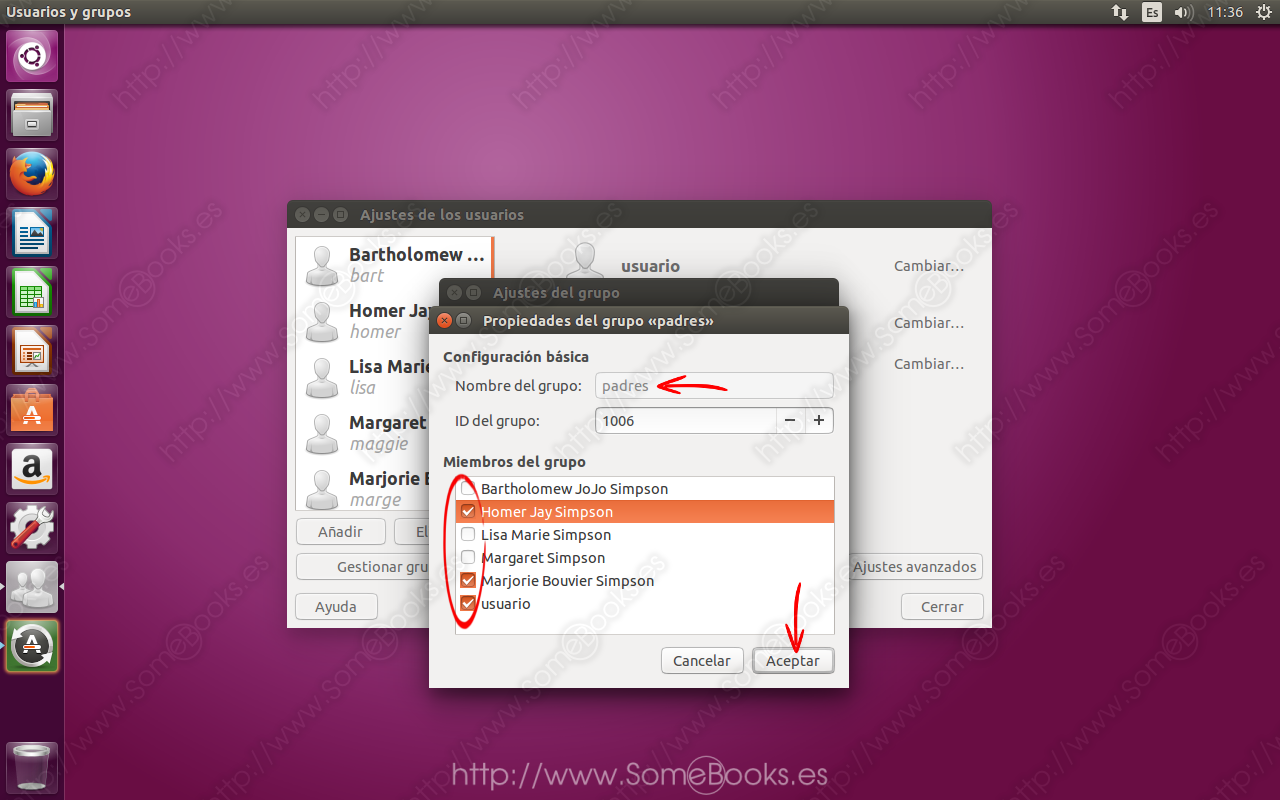 declaración horno Una vez más Crear una carpeta compartida entre los usuarios de un grupo en Ubuntu 14.04  LTS - SomeBooks.es