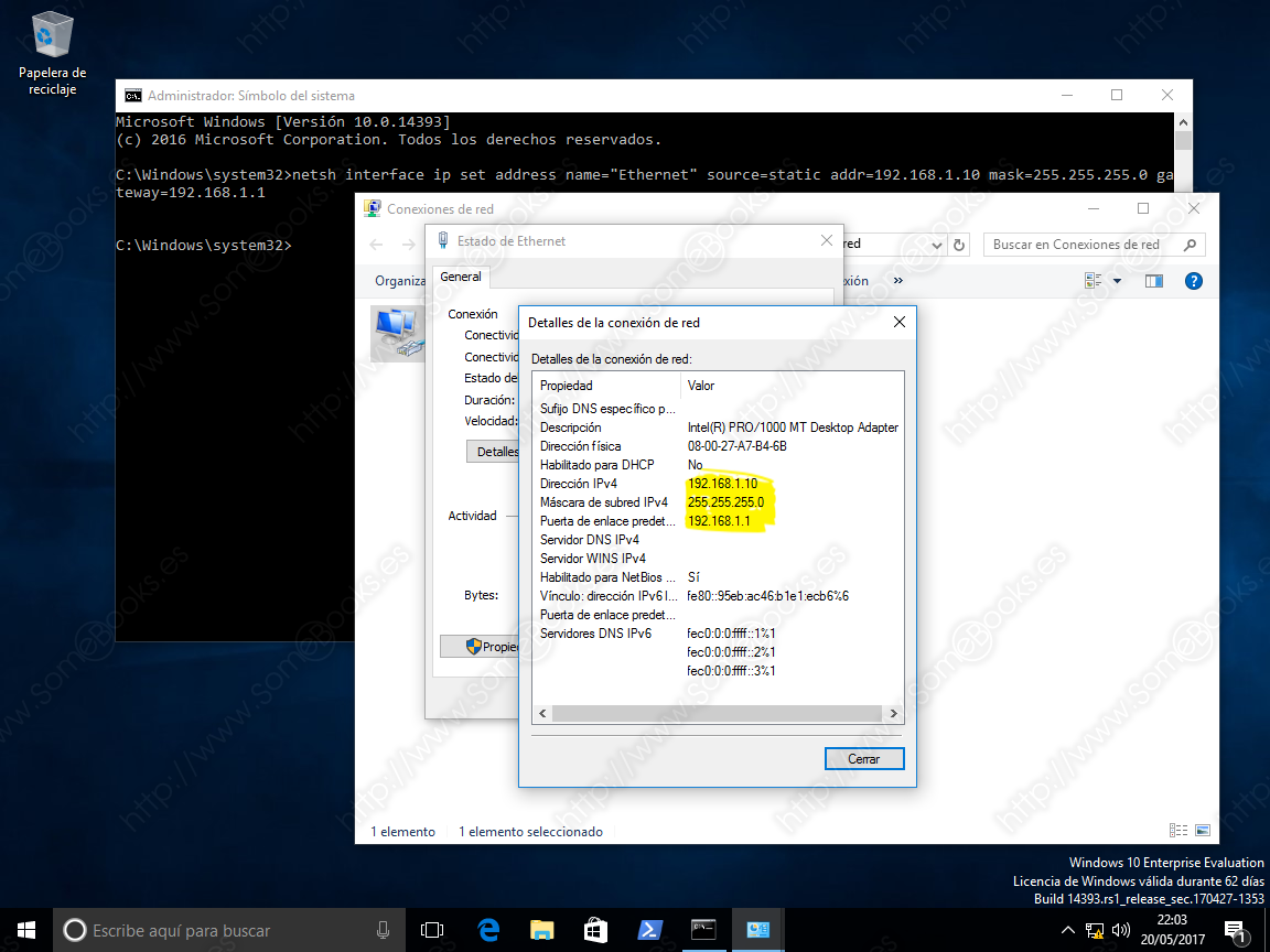 Netsh Configurar la red en Windows 10 desde la línea de comandos