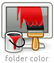 Folder color logo
