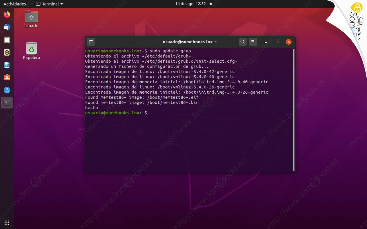 Iniciar Ubuntu 20.04 LTS sin interfaz gráfica (Parte I) SomeBooks.es